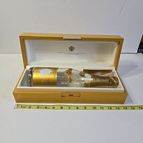 Cristal Champagne 2009 Louis Roederer Bottle (empty no cork) With Box,Pamphlet - Picture 11 of 15